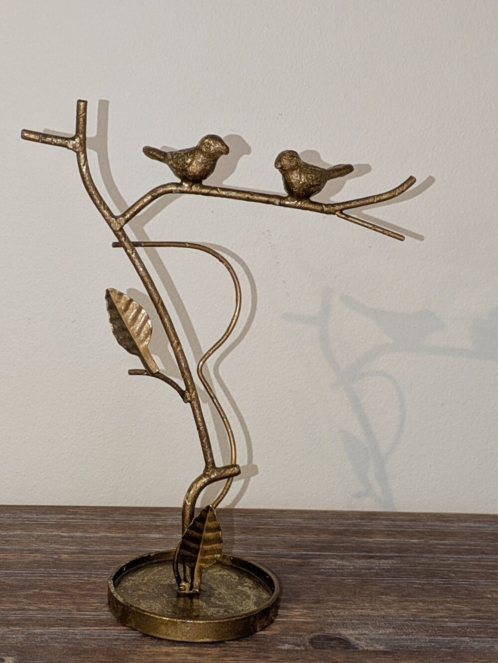 Bird Jewelry Tree, Gold Painted Metal Forever 21